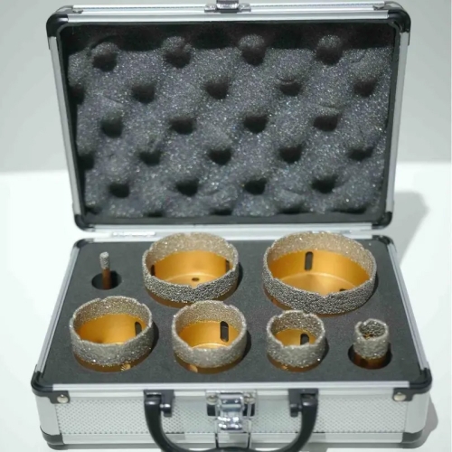 7PC Vacuum Brazing Diamond Hole Saw Kit