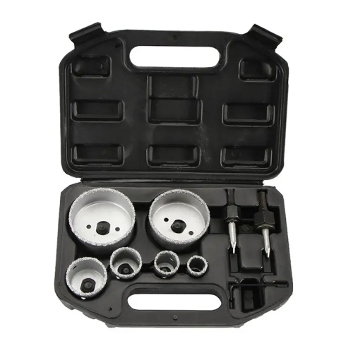 9PC Tungsten Carbide Stretching Hole Saw Set
