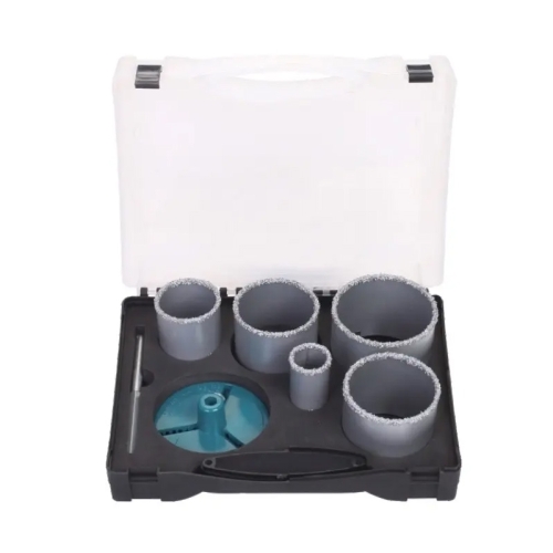 7PC Tungsten Carbide Gritted Hole Saw Kit
