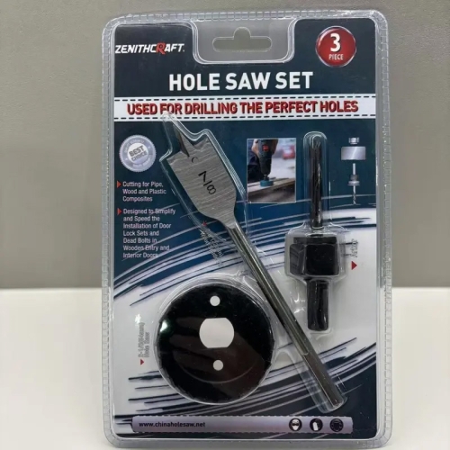 3PC Lock Installation Hole Saw Kit